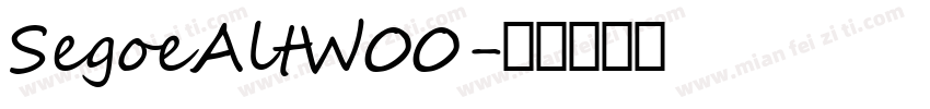 SegoeAltW00字体转换