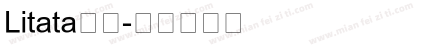 Litata常规字体转换