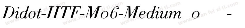 Didot-HTF-M06-Medium_0手机版字体转换