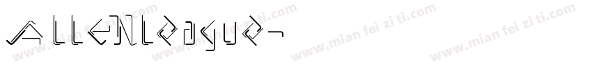 ALLENLeague字体转换