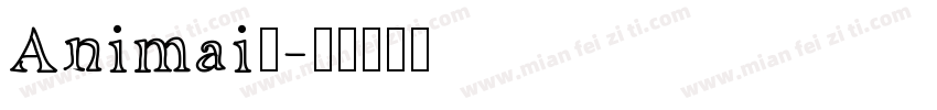 Animai°字体转换