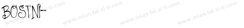 BOSTNI字体转换
