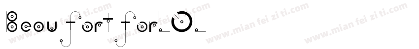 BeaufortforLOL字体转换