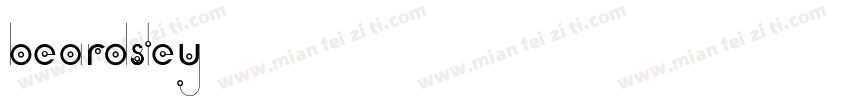 beardsley字体转换