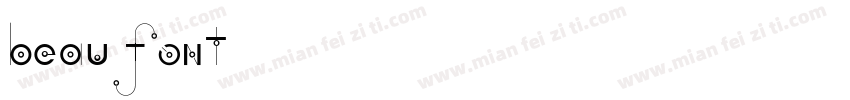 beaufont字体转换