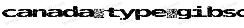 canada-type-gibson字体转换