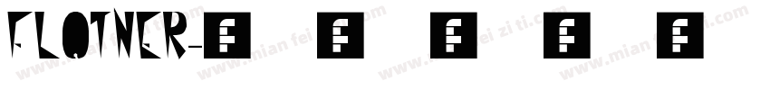 FLOTNER字体转换