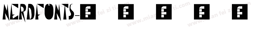 nerdfonts字体转换
