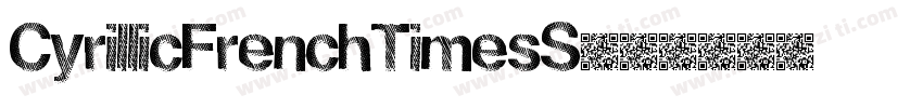CyrillicFrenchTimesS字体转换