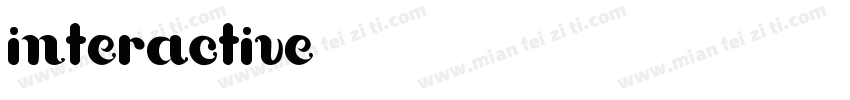 interactive字体转换