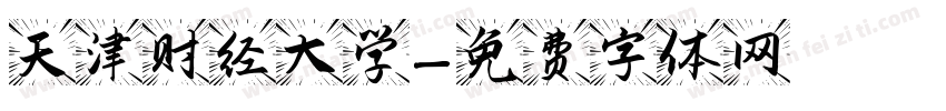 天津财经大学字体转换