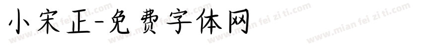 小宋正字体转换