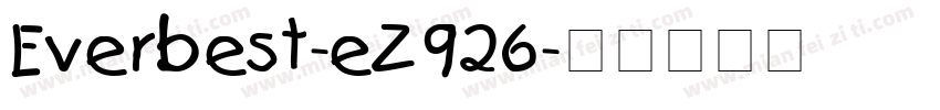 Everbest-eZ926字体转换