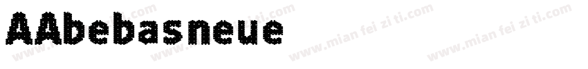 AAbebasneue字体转换