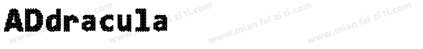 ADdracula字体转换