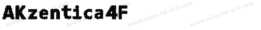 AKzentica4F字体转换