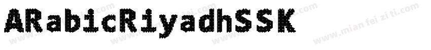 ARabicRiyadhSSK字体转换