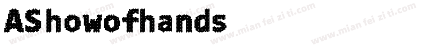 AShowofhands字体转换