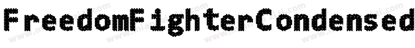 FreedomFighterCondensedItalic-9w4K字体转换