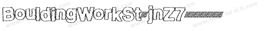 BouldingWorkSt-jnZ7字体转换