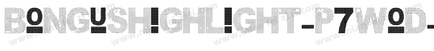 BongusHighlight-p7woD字体转换