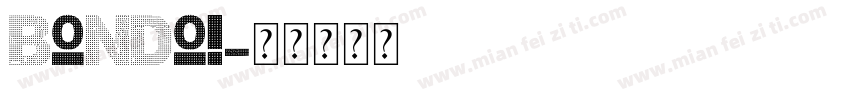 bondoi字体转换