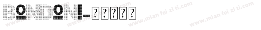 bondoni字体转换