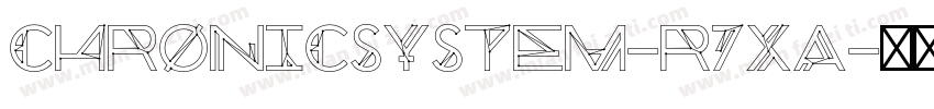 ChronicSystem-r7xA字体转换