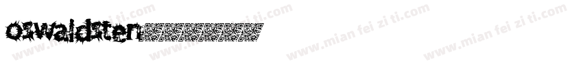 oswaldsten字体转换