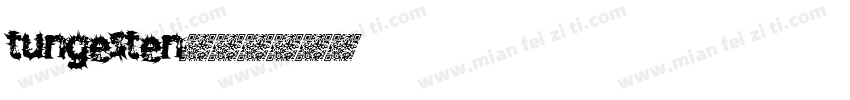 tungesten字体转换