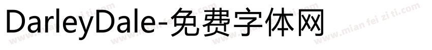DarleyDale字体转换