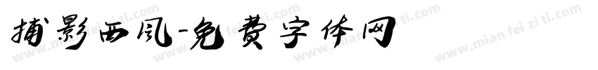 捕影西风字体转换
