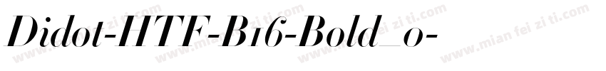 Didot-HTF-B16-Bold_0字体转换
