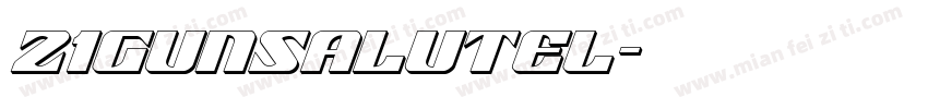 21GunSaluteL字体转换