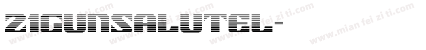 21GunSaluteL字体转换