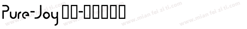 Pure-Joy字体字体转换