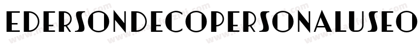 EdersonDecoPersonalUseOnly-PY2B字体转换