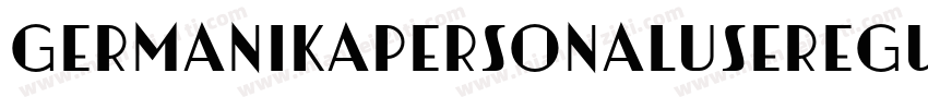 GermanikaPersonalUseRegular字体转换