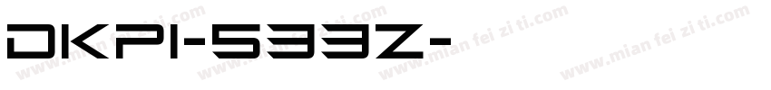 Dkpi-533z字体转换