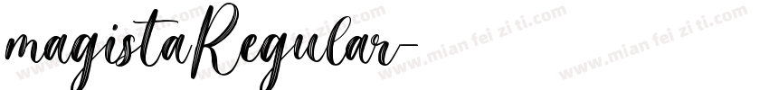 magistaRegular字体转换