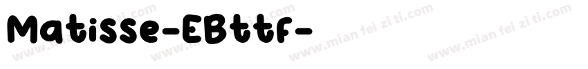 Matisse-EBttf字体转换