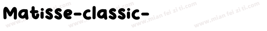 Matisse-classic字体转换
