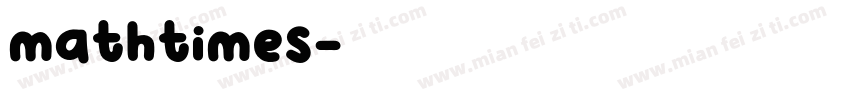mathtimes字体转换