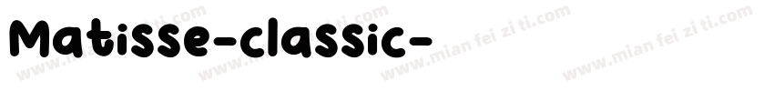 Matisse-classic字体转换