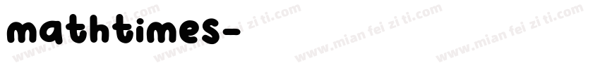 mathtimes字体转换