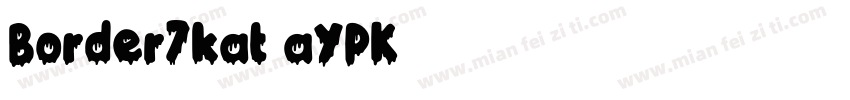 Border7kat-aYPK字体转换