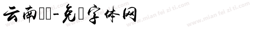 云南卫视字体转换