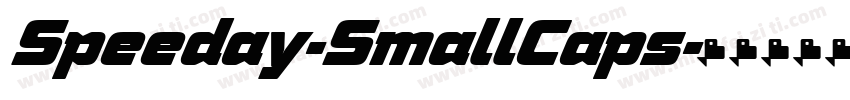 Speeday-SmallCaps字体转换