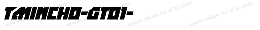 TMincho-GT01字体转换