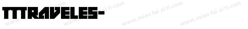 TTtraveles字体转换